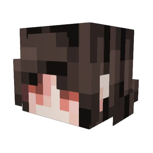 Lean_Chan Minecraft avatar head, 3D render