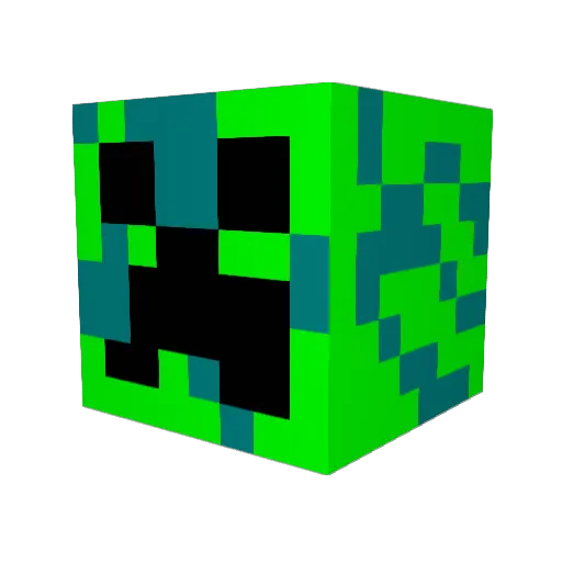 Lean_Mac_Beene Minecraft avatar head, 3D render