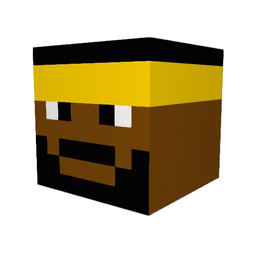 Leander1937897 Minecraft avatar head, 3D render