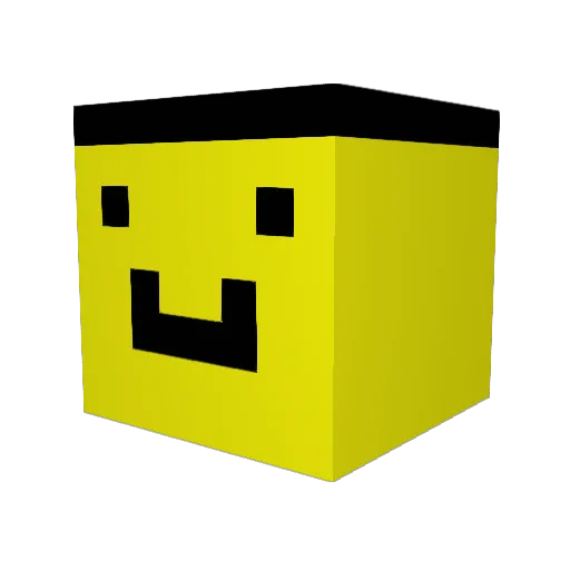 Leanderclu Minecraft avatar head, 3D render