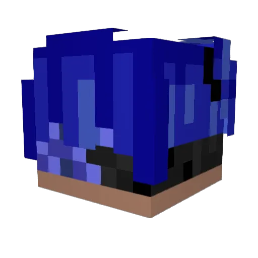 Leandro1245 Minecraft avatar head, 3D render