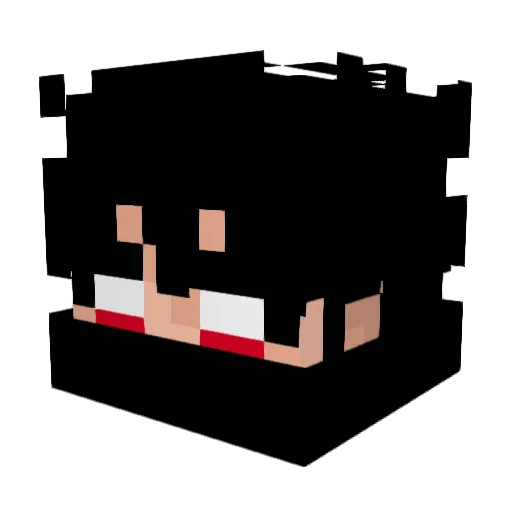 LeandroLegit Minecraft avatar head, 3D render