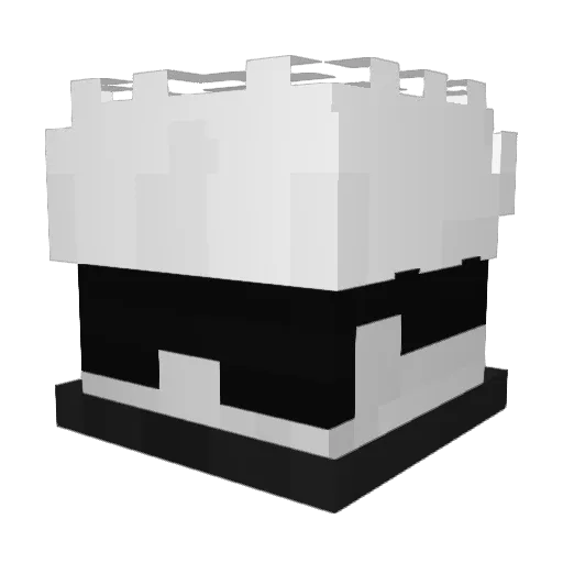 Leandro_Guarrito Minecraft avatar head, 3D render