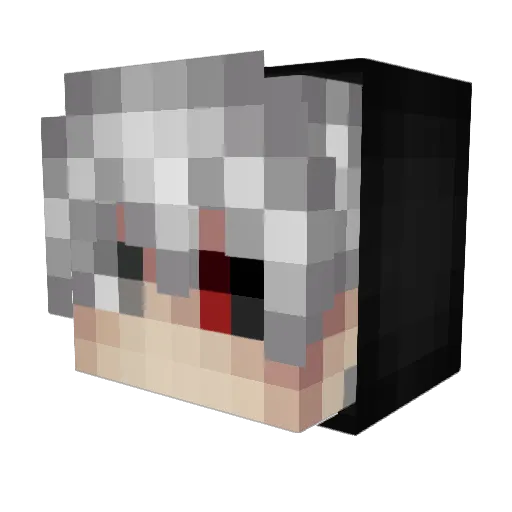 LeapOfFaith Minecraft avatar head, 3D render