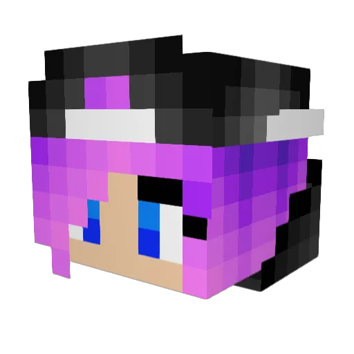 LeapYear Minecraft avatar head, 3D render