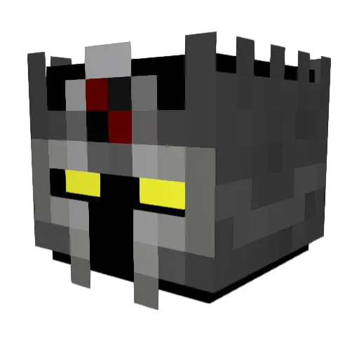 Leapingwolf1 Minecraft avatar head, 3D render
