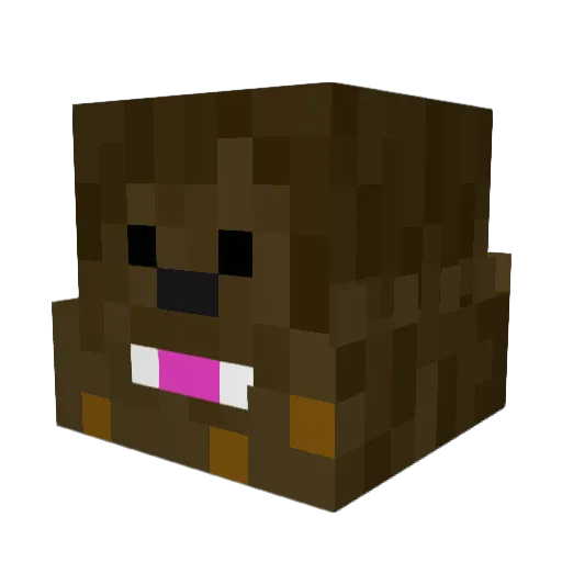 Lear17 Minecraft avatar head, 3D render