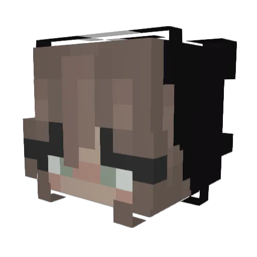 LeasMinecraft Minecraft avatar head, 3D render