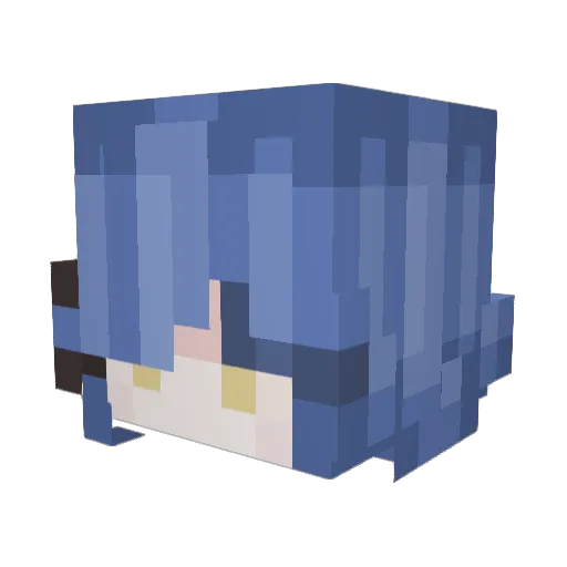Leastie47 Minecraft avatar head, 3D render