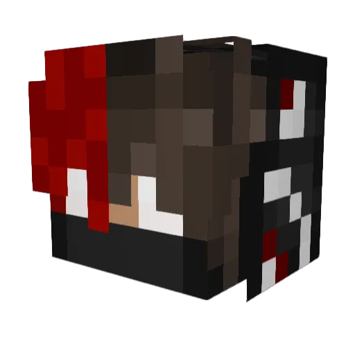 LeaveCarterDid Minecraft avatar head, 3D render