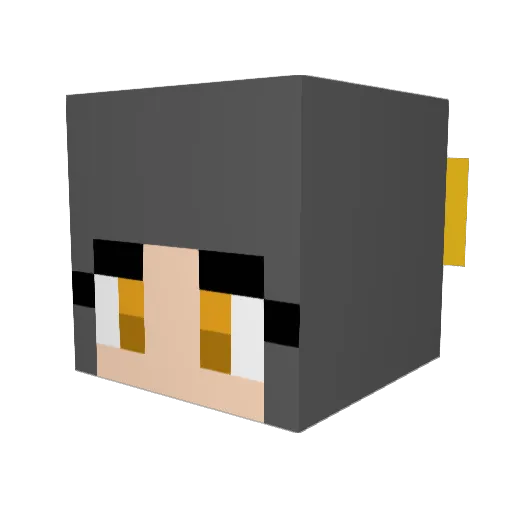 Leaven9 Minecraft avatar head, 3D render