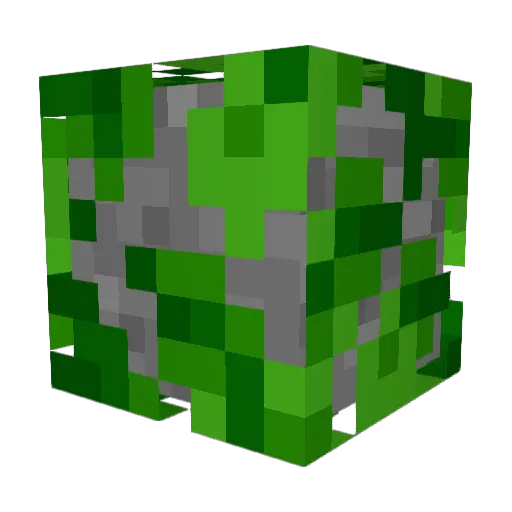Leaveswall Minecraft avatar head, 3D render