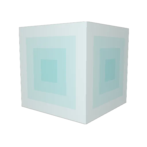 Lebalanced Minecraft avatar head, 3D render