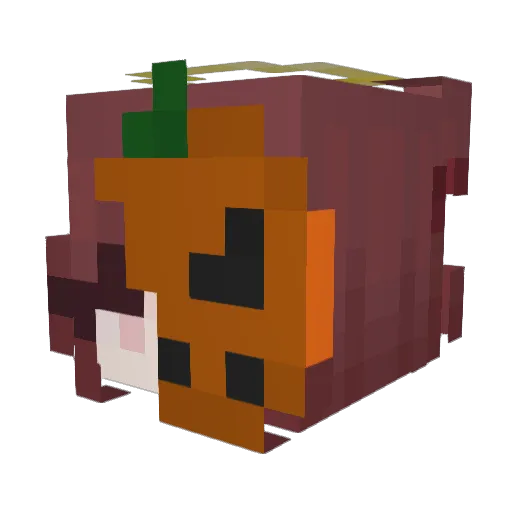 Leben04ka Minecraft avatar head, 3D render