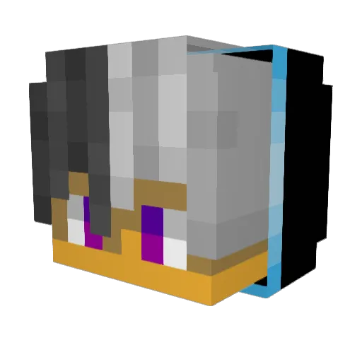 LeberkasLouis Minecraft avatar head, 3D render