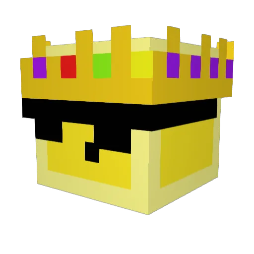 LebomJames12345 Minecraft avatar head, 3D render