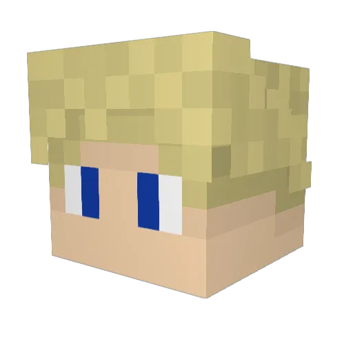 LecheDeCabra1 Minecraft avatar head, 3D render