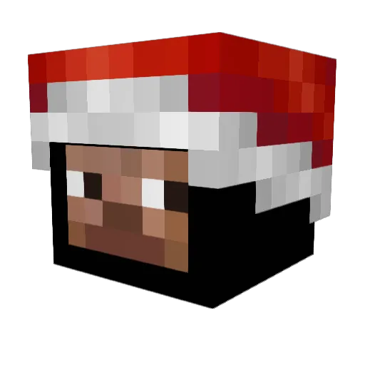 LecheeR Minecraft avatar head, 3D render