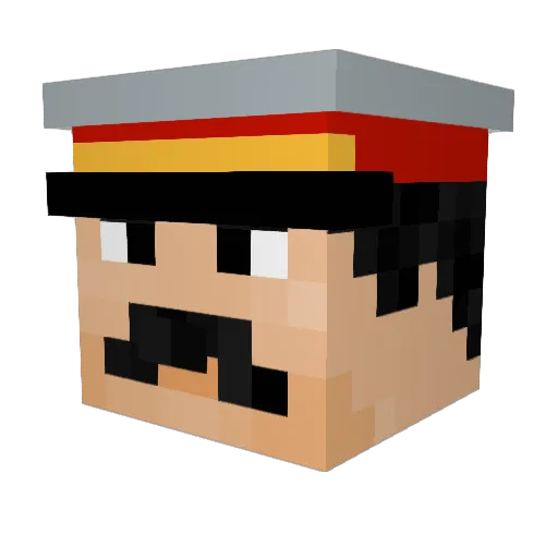 Lechi_88 Minecraft avatar head, 3D render