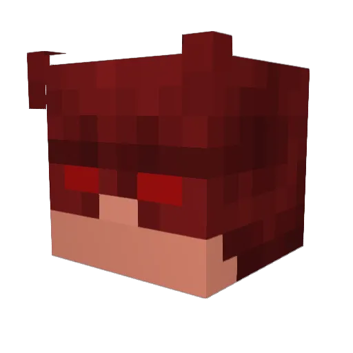Lechuga_3000 Minecraft avatar head, 3D render