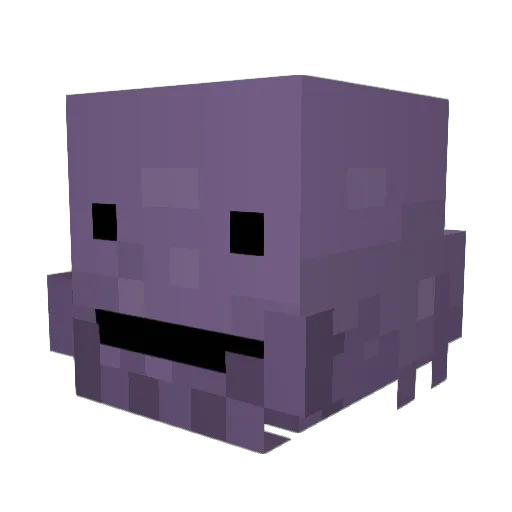 Leckylecky Minecraft avatar head, 3D render