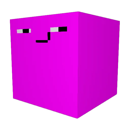 LeconiX Minecraft avatar head, 3D render