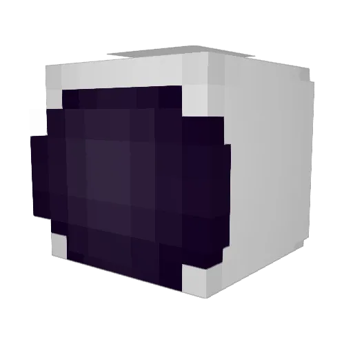 Lecrane3 Minecraft avatar head, 3D render