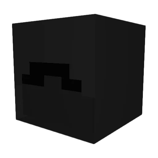 Leczko Minecraft avatar head, 3D render