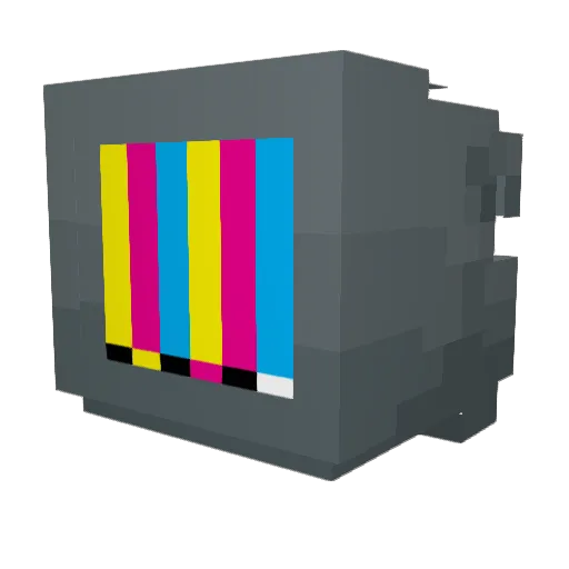 Leddy Minecraft avatar head, 3D render