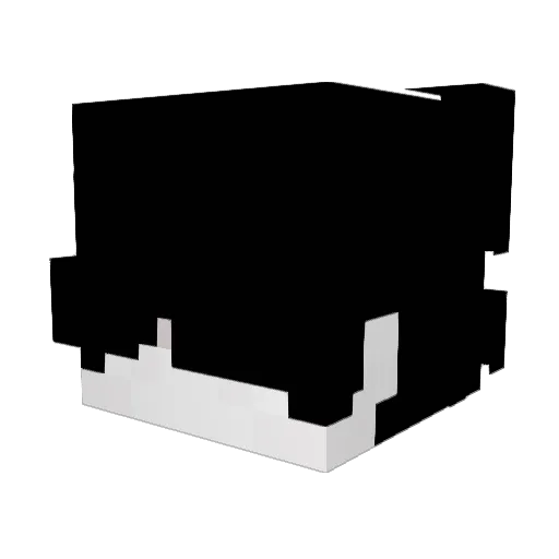 Ledessma_ Minecraft avatar head, 3D render