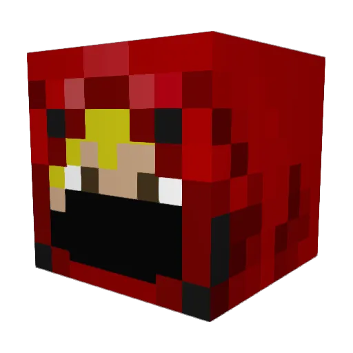 Ledgend11 Minecraft avatar head, 3D render