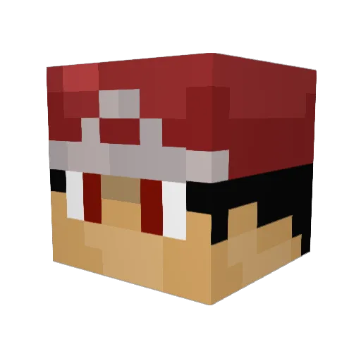 Lee2020 Minecraft avatar head, 3D render