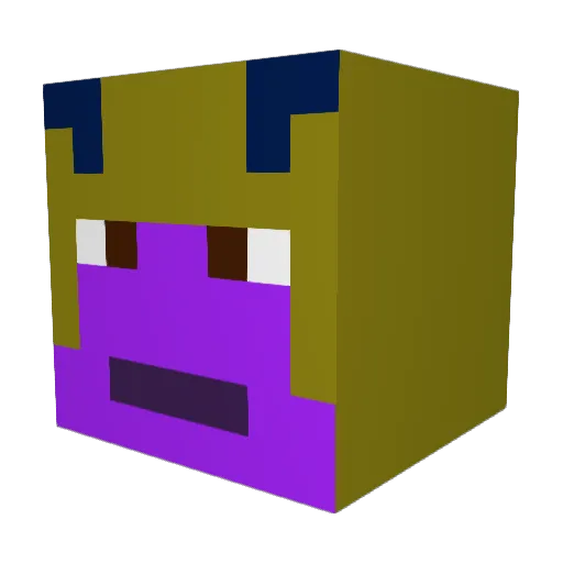 Lee2859 Minecraft avatar head, 3D render