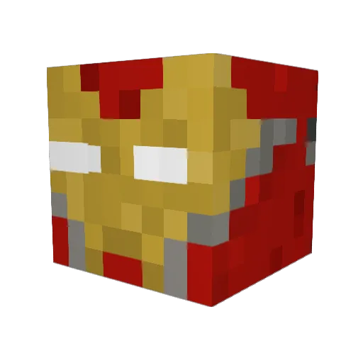 Lee408 Minecraft avatar head, 3D render