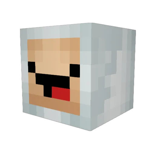 Lee4ever Minecraft avatar head, 3D render