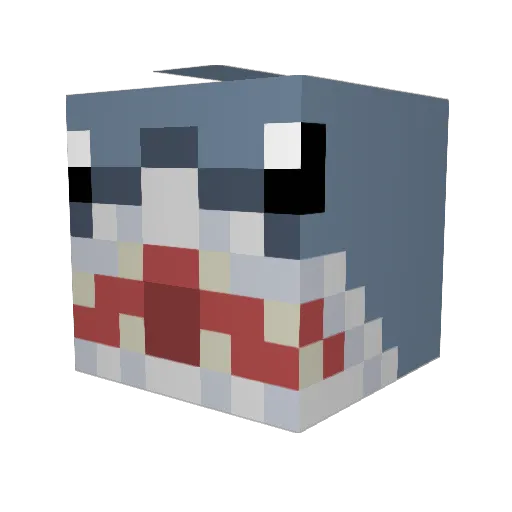 LeeAndre Minecraft avatar head, 3D render
