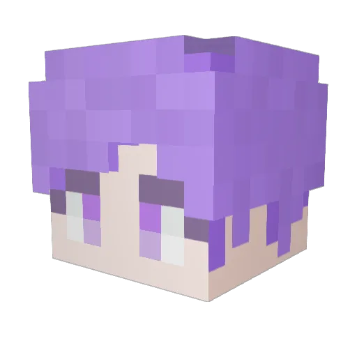LeeHeeSab Minecraft avatar head, 3D render