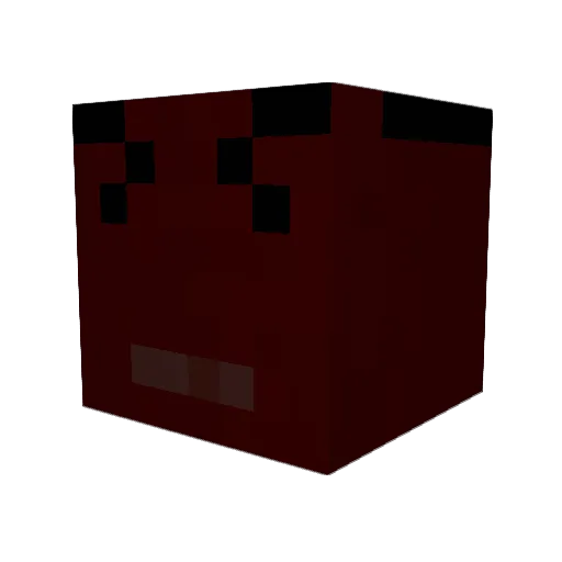 LeeMarvin Minecraft avatar head, 3D render