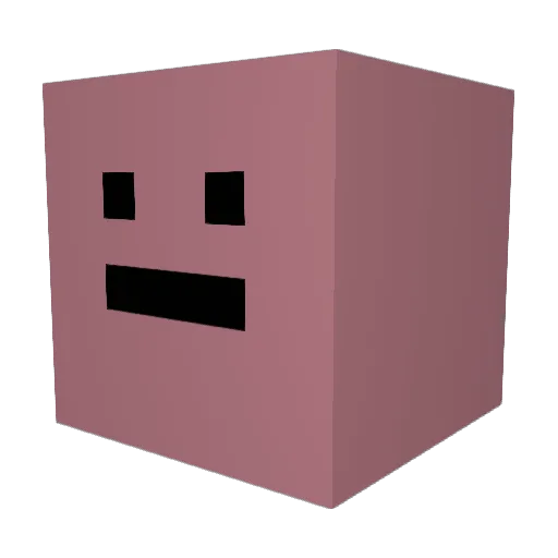 LeeRoar Minecraft avatar head, 3D render