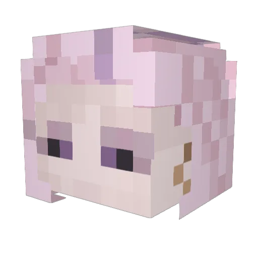 LeeTonia Minecraft avatar head, 3D render
