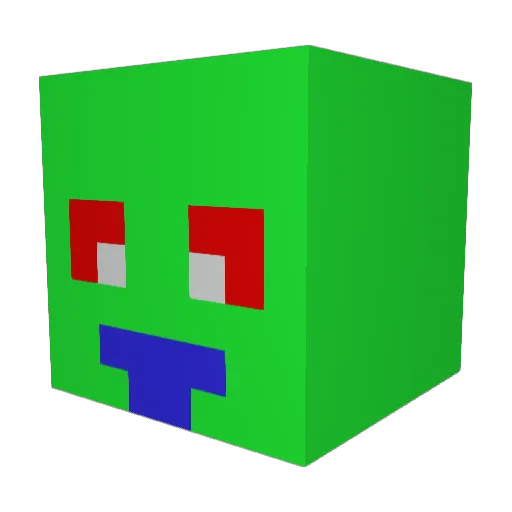 LeeV__ Minecraft avatar head, 3D render