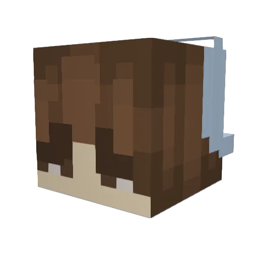 Lee_Suhaa Minecraft avatar head, 3D render