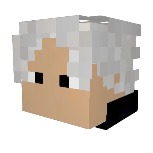 Leeeeeeeo_ Minecraft avatar head, 3D render