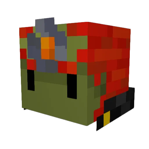 Leegend6 Minecraft avatar head, 3D render