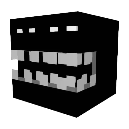 Leeleesplat Minecraft avatar head, 3D render