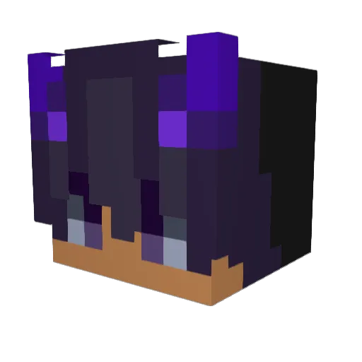 Leemli Minecraft avatar head, 3D render