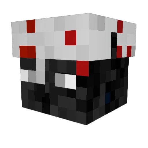 Leemypants Minecraft avatar head, 3D render