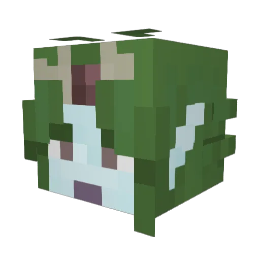 LeenaMaryn Minecraft avatar head, 3D render