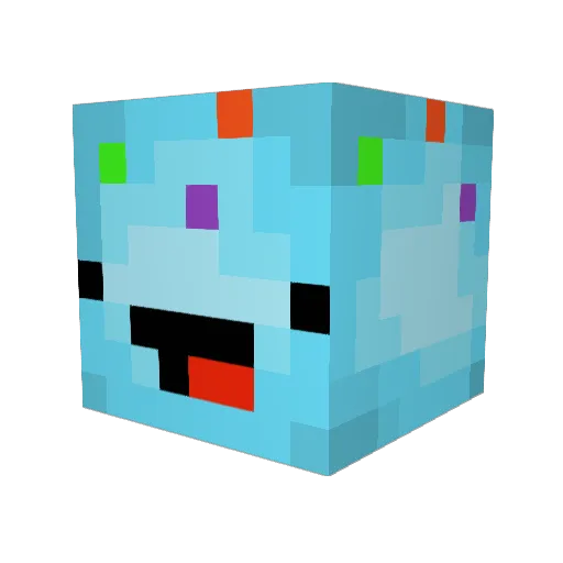 LeetLachie Minecraft avatar head, 3D render