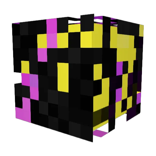 Leetheslug Minecraft avatar head, 3D render